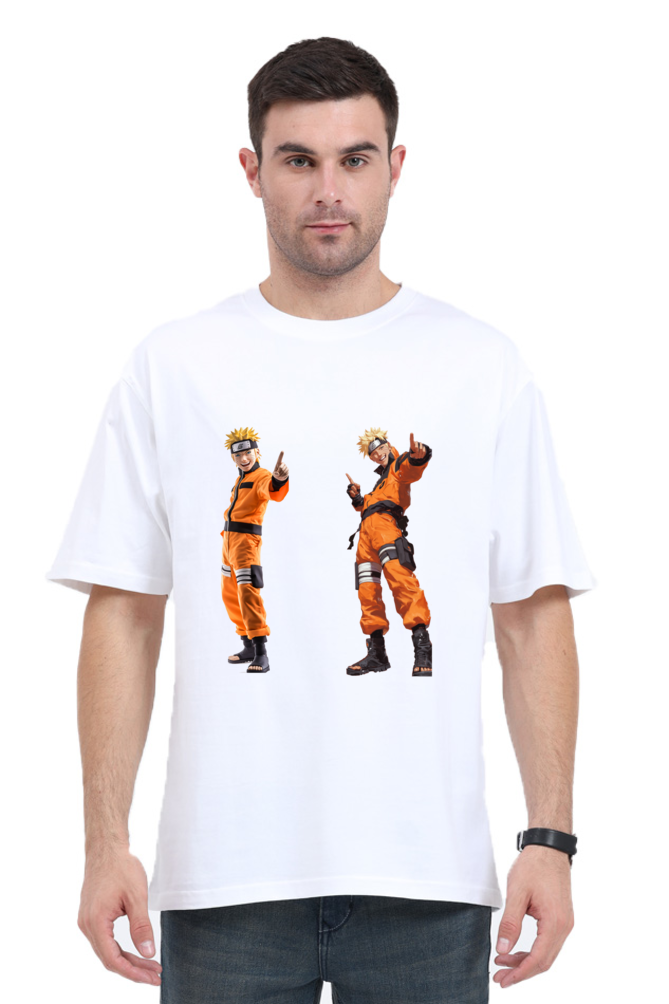 Twin Naruto Oversized Standard T-Shirt