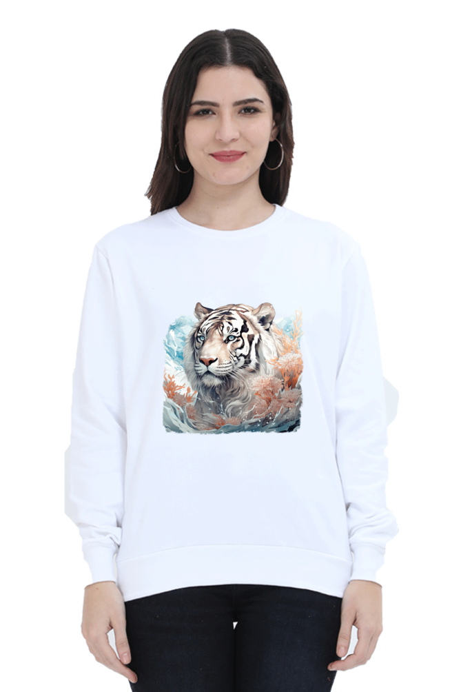 Jungle Glam Tiger Design Sweatshirt