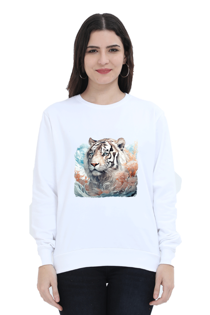 Jungle Glam Tiger Design Sweatshirt