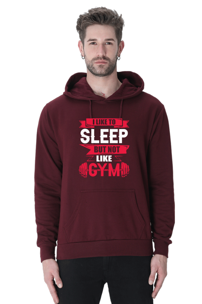 Unisex Hooded Gym Sweatshirt