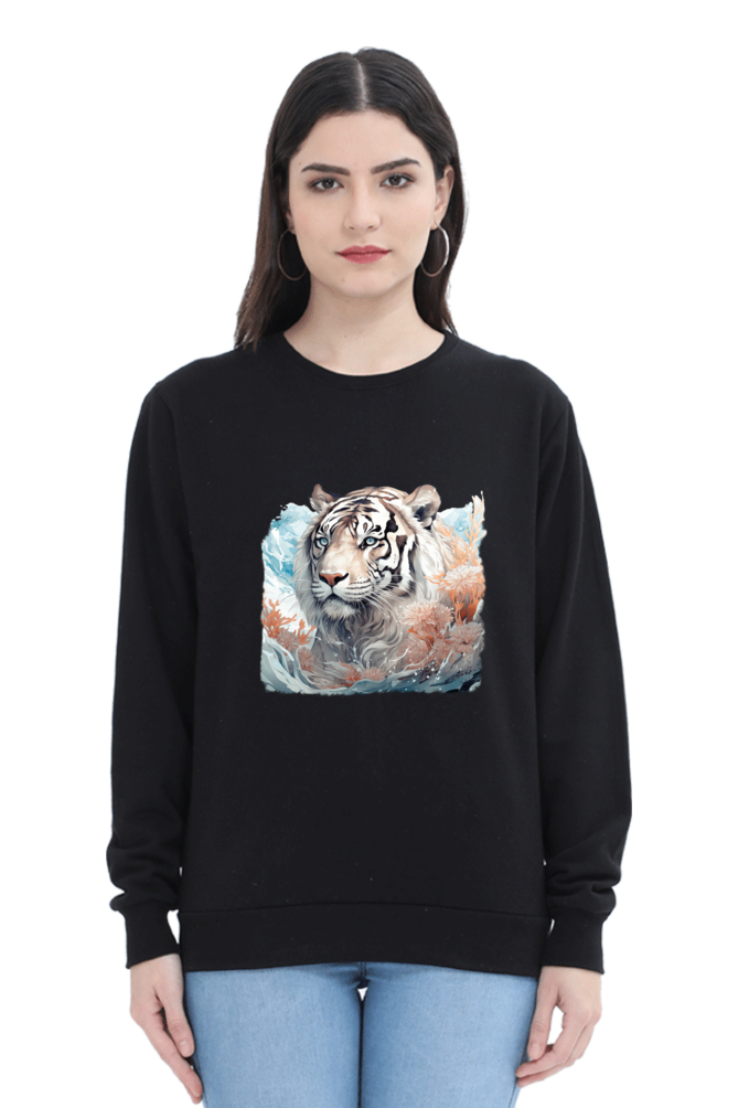 Jungle Glam Tiger Design Sweatshirt