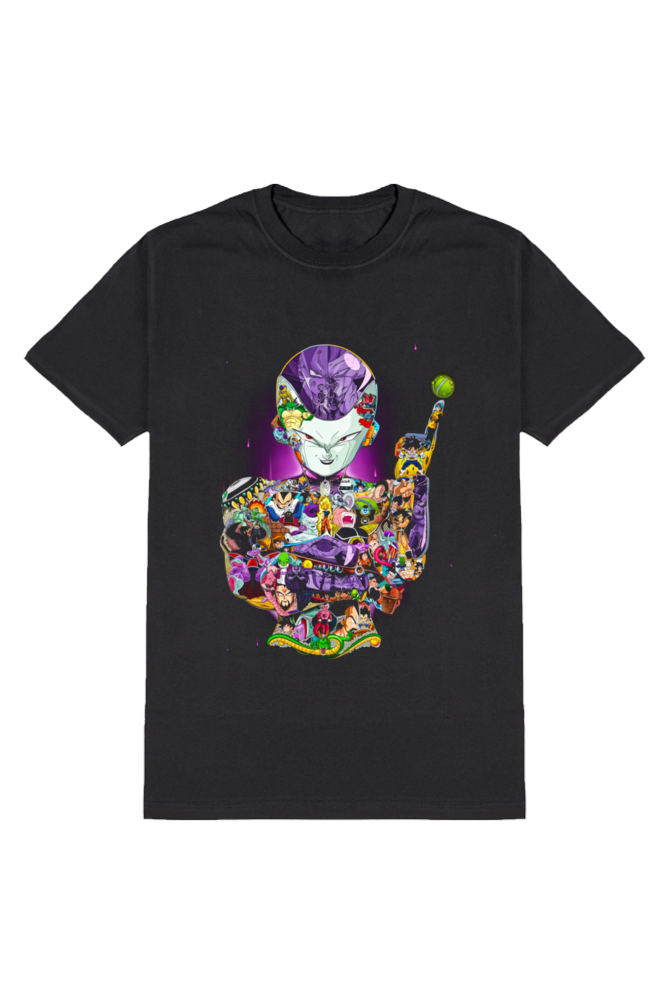 Men’s Half Sleeve T-Shirt – Vibrant Anime Print