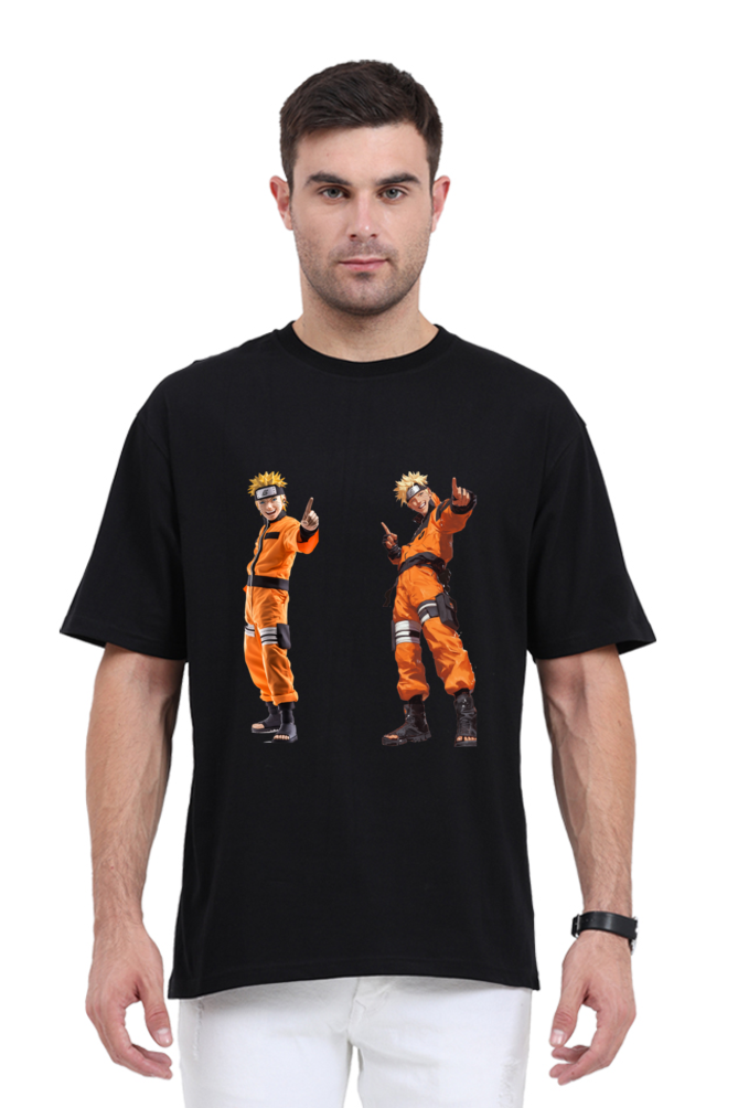 Twin Naruto Oversized Standard T-Shirt