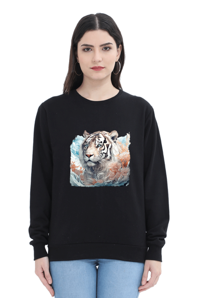 Jungle Glam Tiger Design Sweatshirt