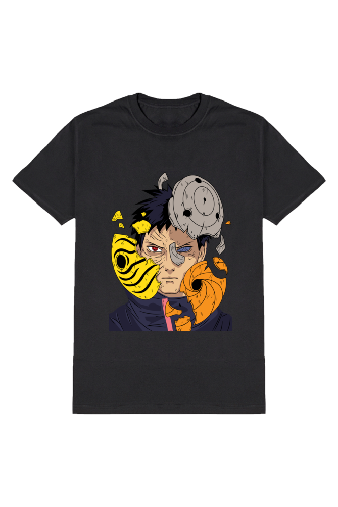 Naruto Graphic Round Neck Half Sleeve T-Shirt – Classic Fit