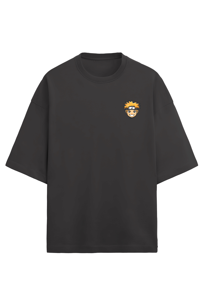 Unisex Oversized T-Shirt Naruto Printed – Premium Terry Cotton