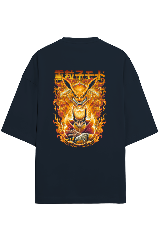 Unisex Oversized T-Shirt Naruto Printed – Premium Terry Cotton