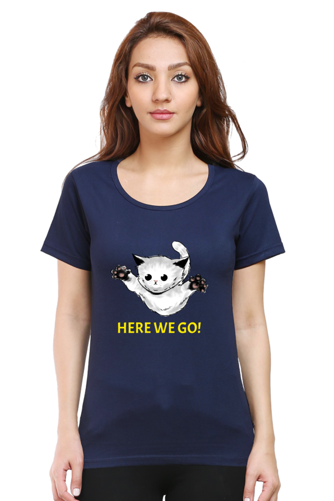 Cute Cat Lover’s Female Top – Perfect for Feline Fans!