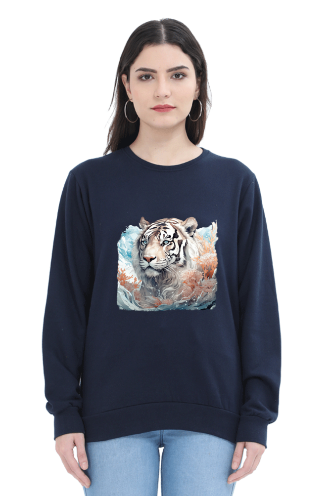 Jungle Glam Tiger Design Sweatshirt