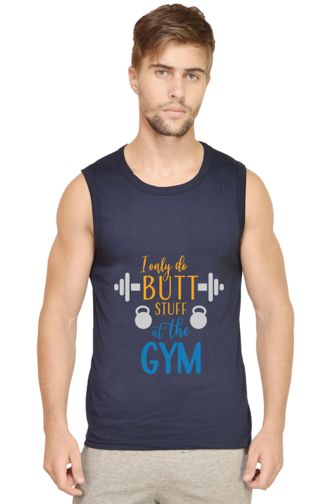 Custom Gym Freaks Sleeveless Round