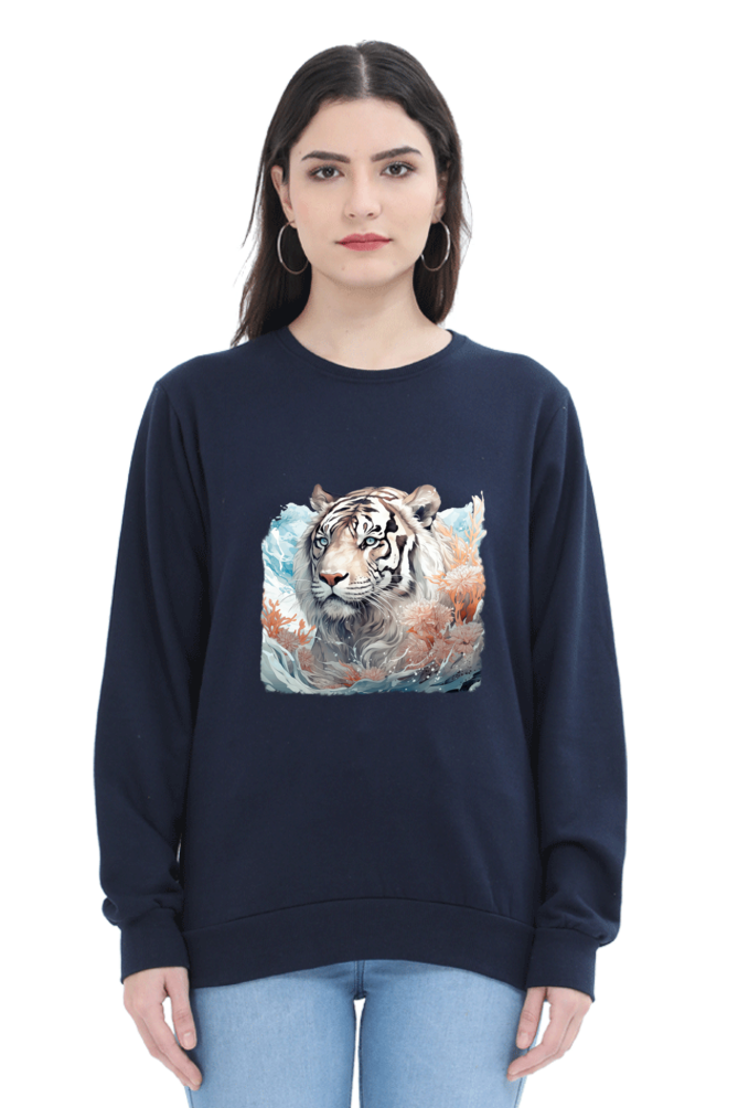 Jungle Glam Tiger Design Sweatshirt