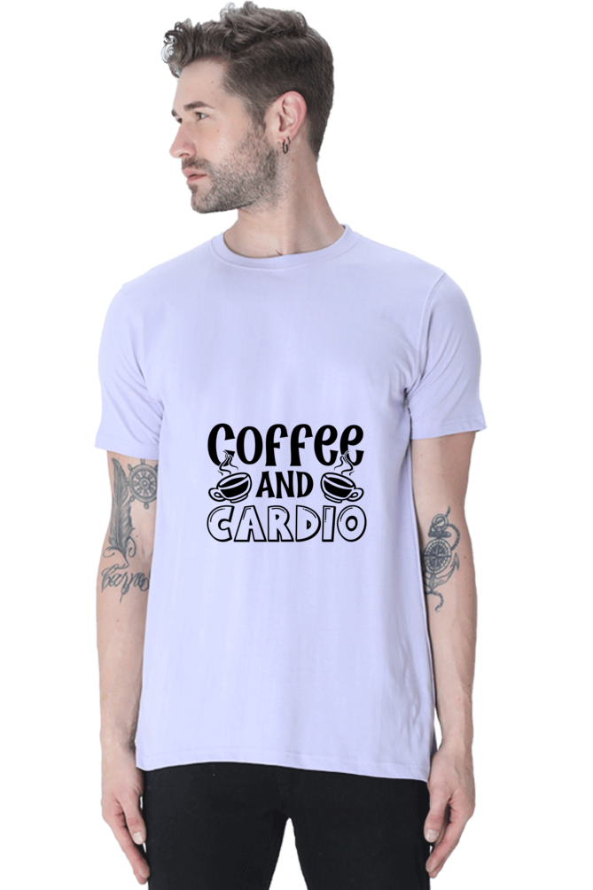 "Coffee And Cardio" Motivational Gym Tee