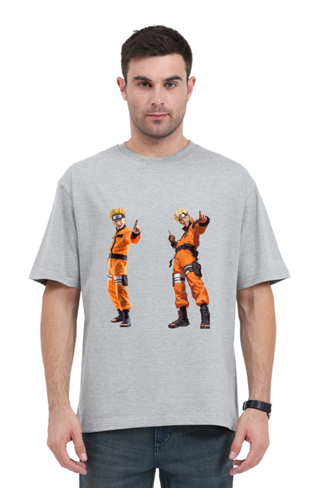 Twin Naruto Oversized Standard T-Shirt