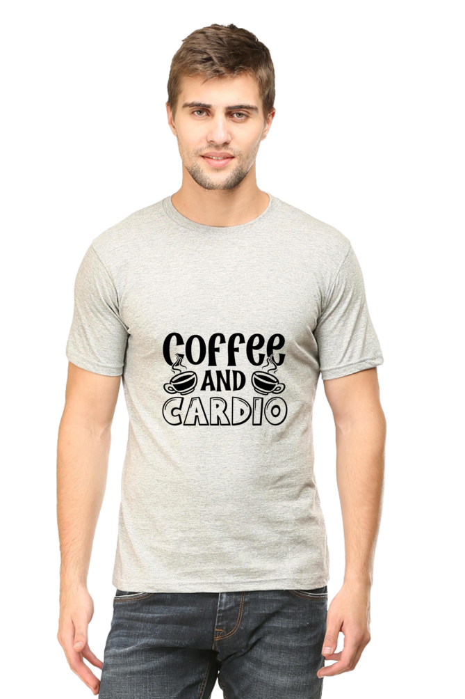 "Coffee And Cardio" Motivational Gym Tee
