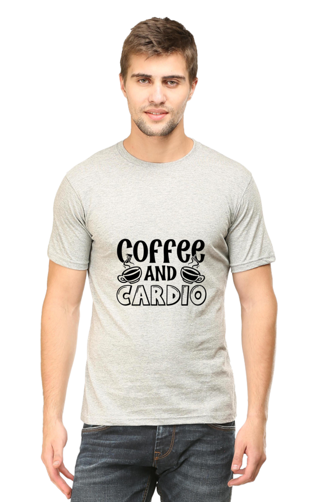 "Coffee And Cardio" Motivational Gym Tee