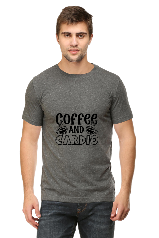 "Coffee And Cardio" Motivational Gym Tee