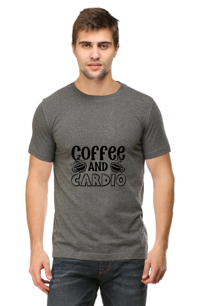 "Coffee And Cardio" Motivational Gym Tee
