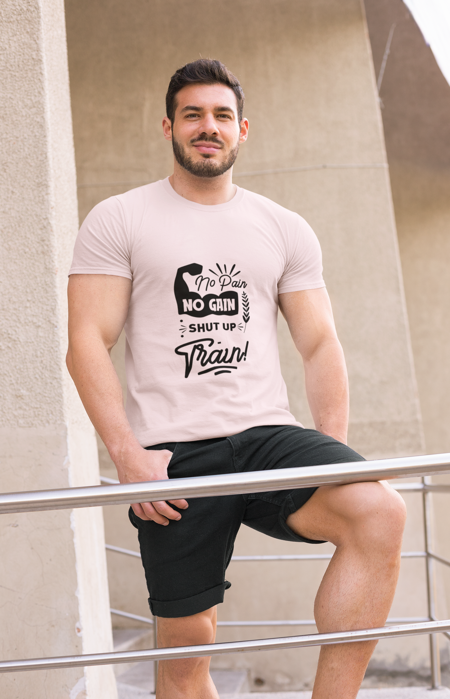 "No Pain, No Gain" Classic Gym T-Shirt