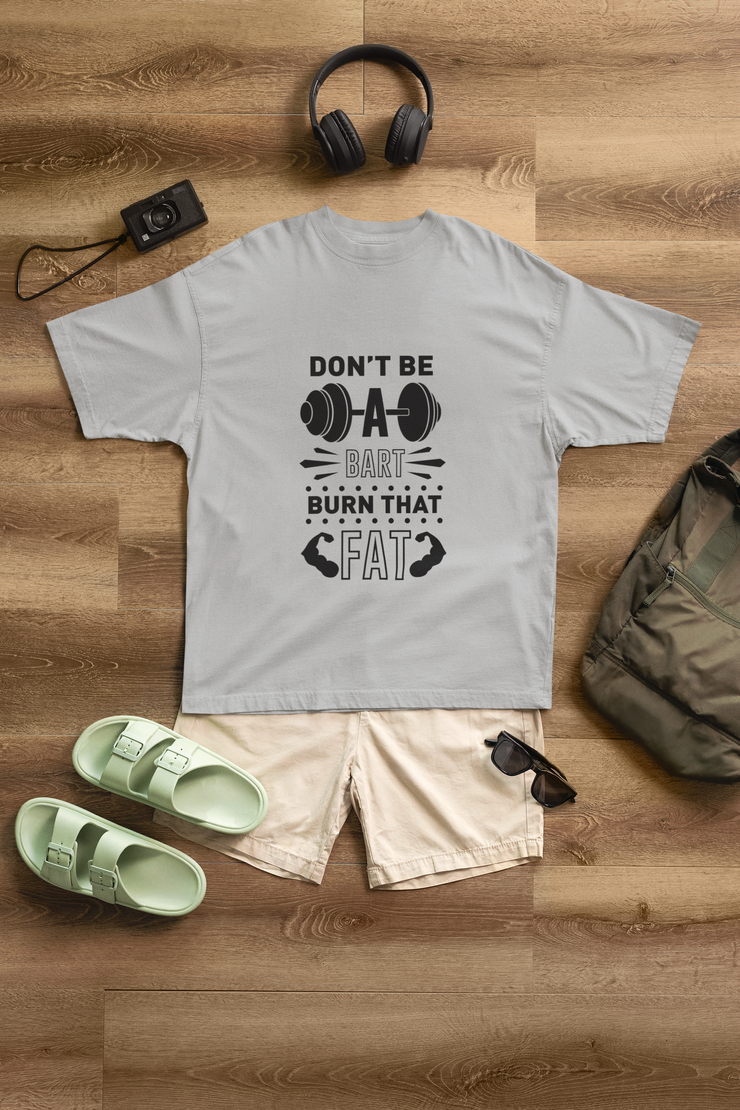 Men’s Gym Oversized Tee - Bold and Breathable Fitness Wear