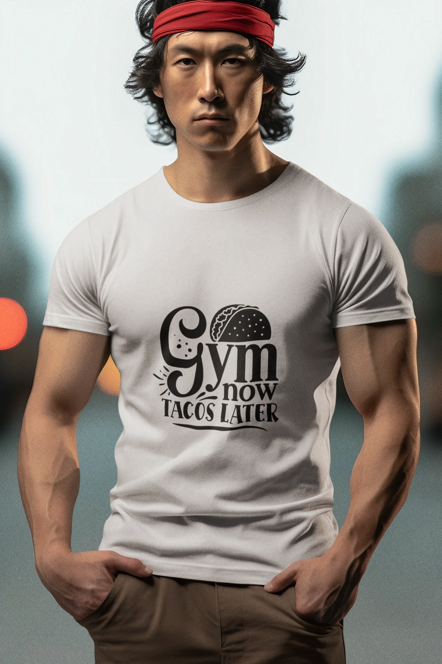 "Gym Now Tacos Later" Classic Workout Shirt