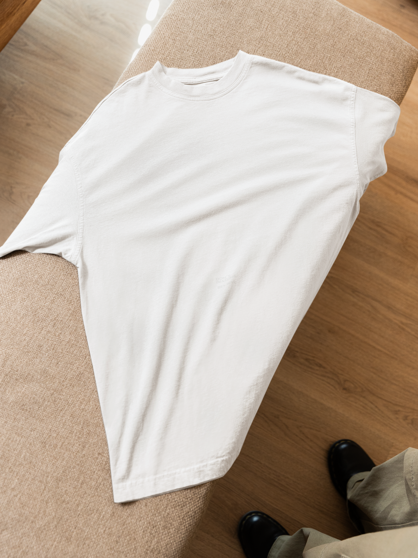 Pack of 3 Solid Oversize t-shirts (1 White + 1 Dusty Rose + 1 Navy Blue)